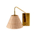 Rattan Wrapped  Sconce