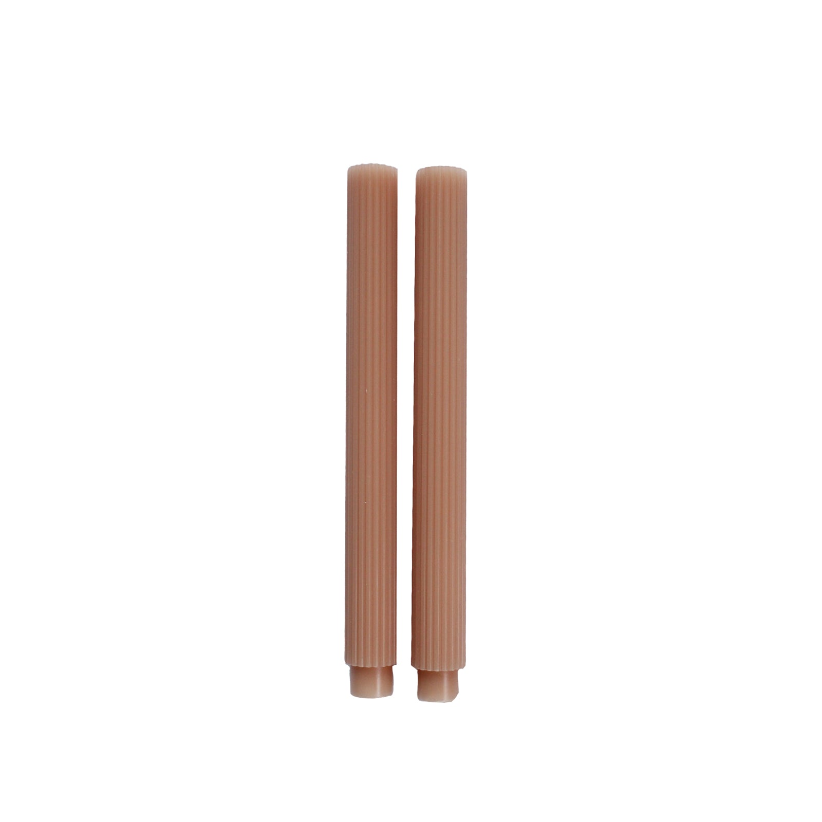 Reeded Petal Taper Candle