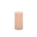 Ribbed Pillar Candle in Petal