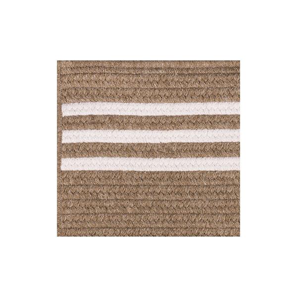 Rugby Stripe Rug in Natural and Tan