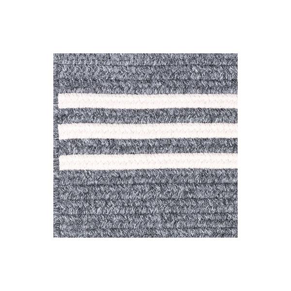 Rugby Stripe Rug in Natural and Grey