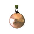 Antique Shiny Copper Ball Ornament