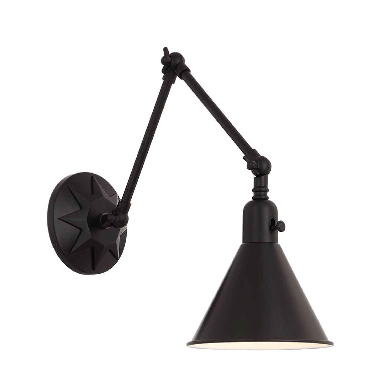 Sola Adjustable Sconce in Black