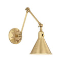 Sola Adjustable Sconce in Brass