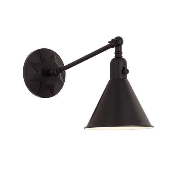 Sola Sconce in Black