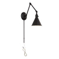 Sola Adjustable Sconce in Black