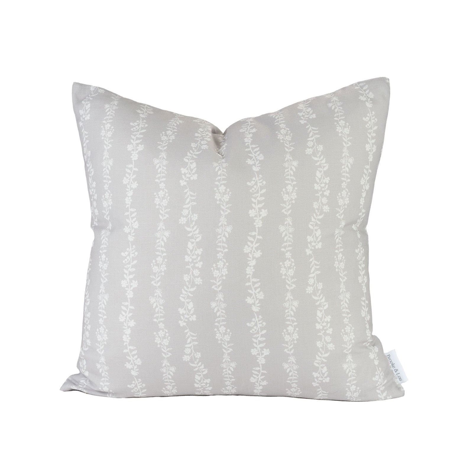 Somerset Pillow in Stone Grey