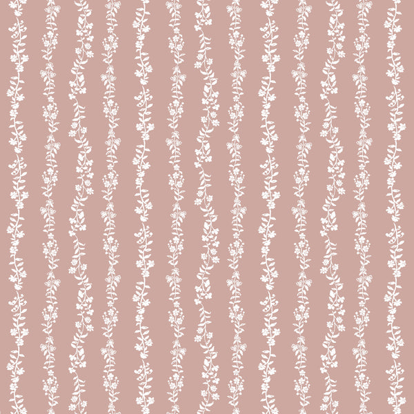 Somerset Wallpaper in Dusty Pink