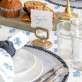 Place Card Napkin Ring in Brass