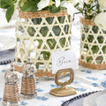 Place Card Napkin Ring in Brass
