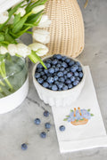 White Stoneware Berry Bowl Set