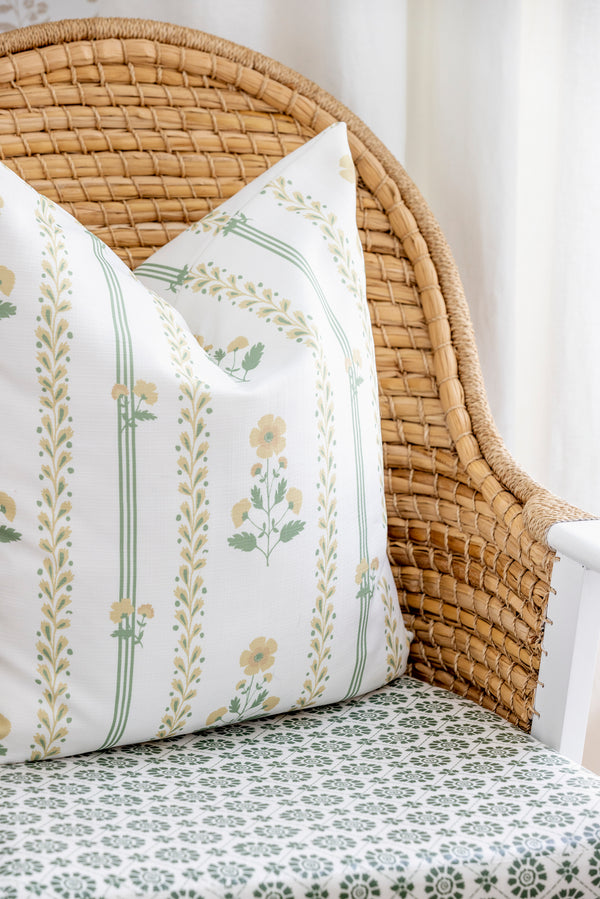 Annabelle Floral Pillow in Honey