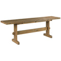 Solid oak dining table