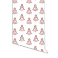 Stella Floral Wallpaper in Rose