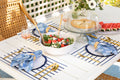 Navy Stripe Paper Placemats