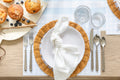 Silver Ribbed Flatware - Set of 5