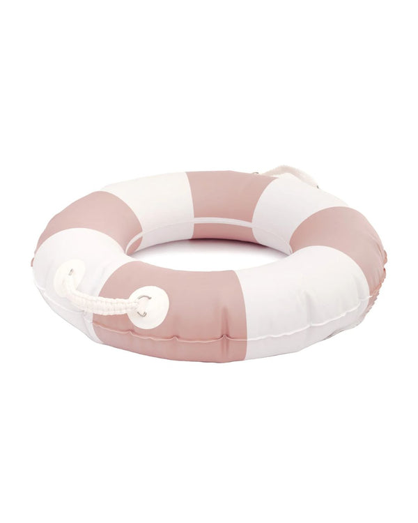 Surfside Stripe Pool Float in Blush
