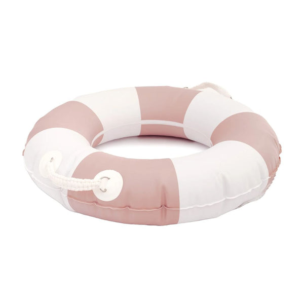Surfside Stripe Pool Float in Blush