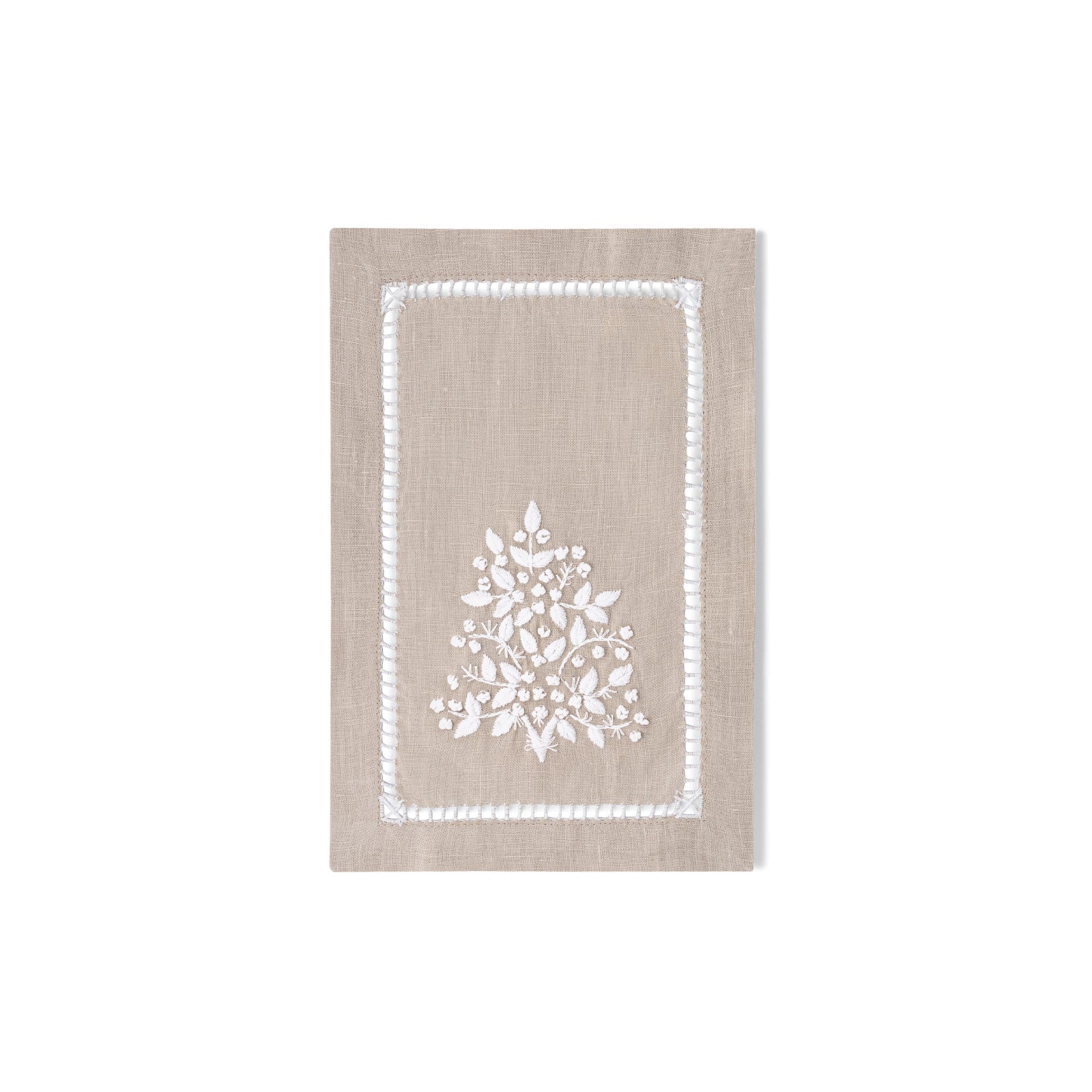 Tree of Life Appetizer Napkin in Taupe