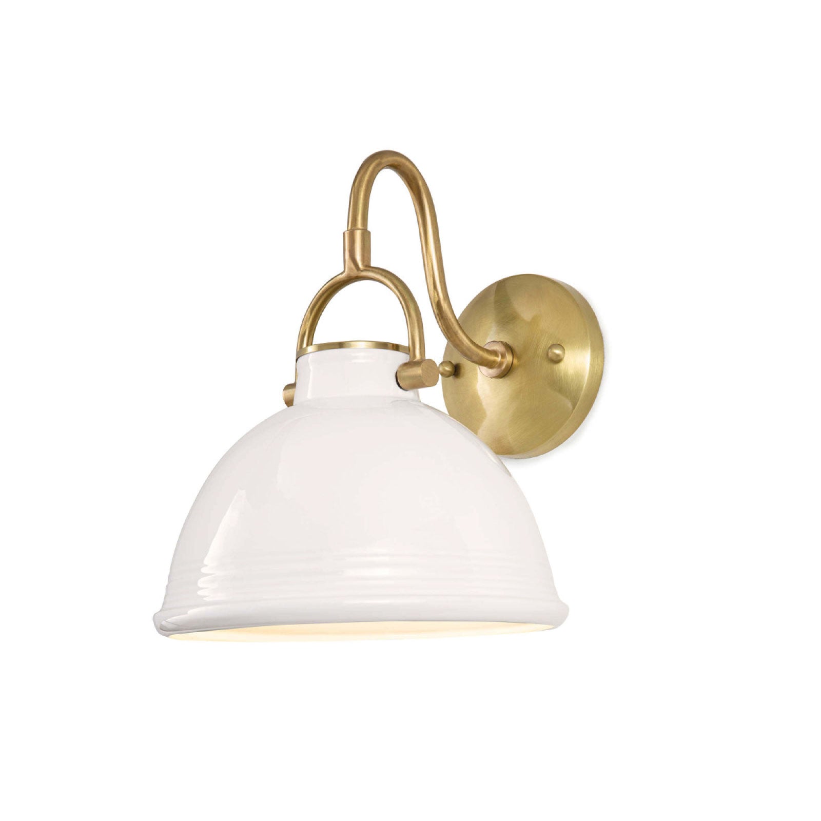 Eloise Ceramic Sconce in White