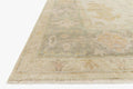 100% wool rug with antiqued warm tones