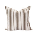 Wentworth Stripe Pillow in Warm Grey