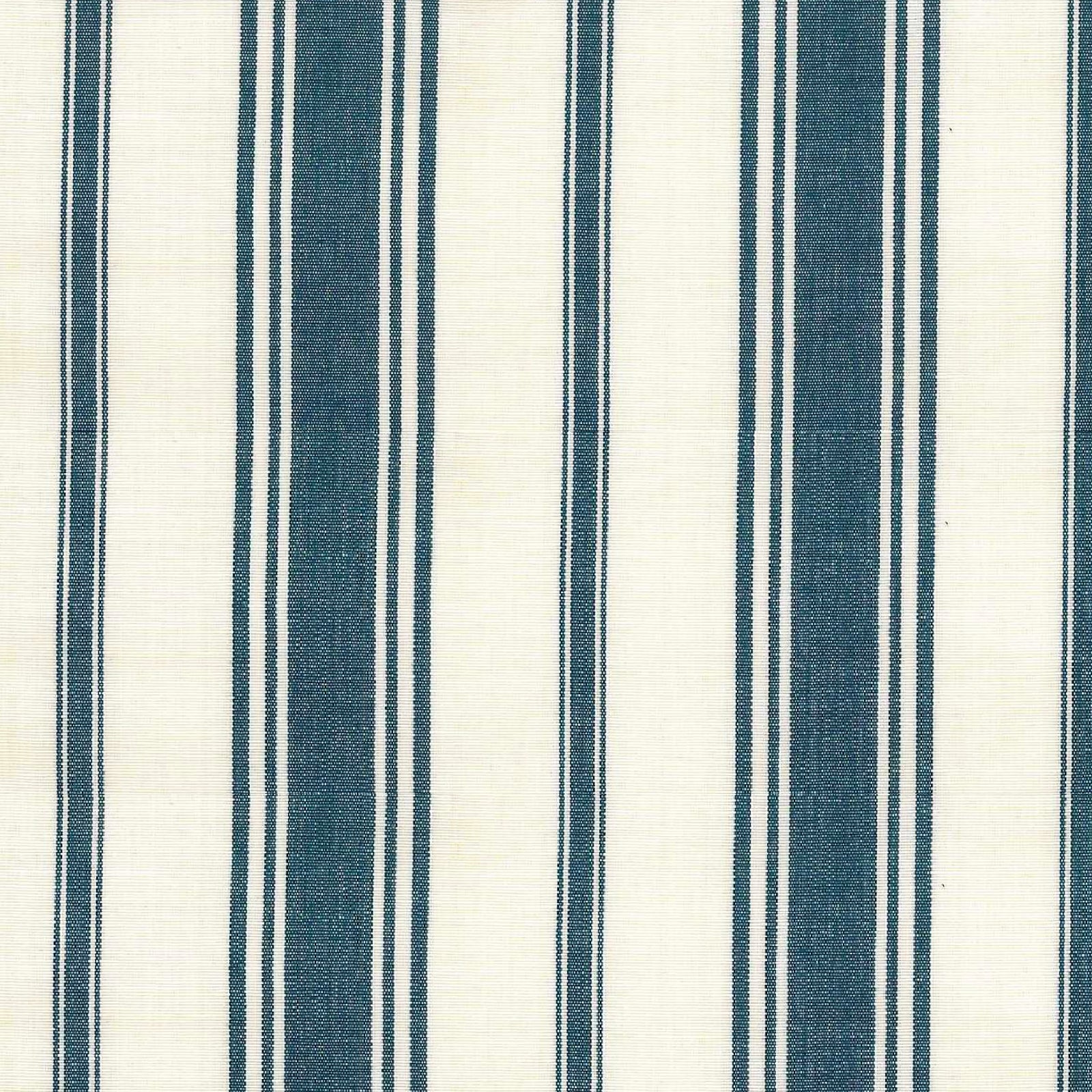 Wentworth Stripe Fabric in Navy