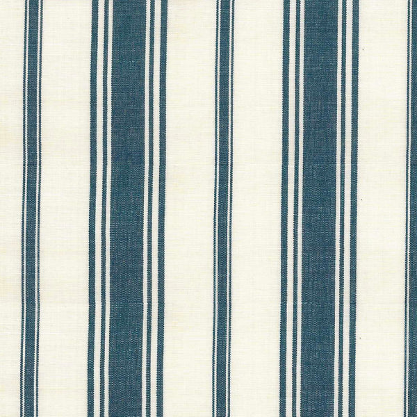 Wentworth Stripe Fabric in Navy