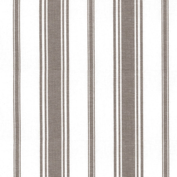 Wentworth Stripe Fabric in Warm Grey