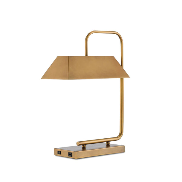 Brass table lamp