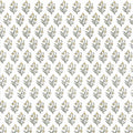 Willow Floral Fabric in Grey