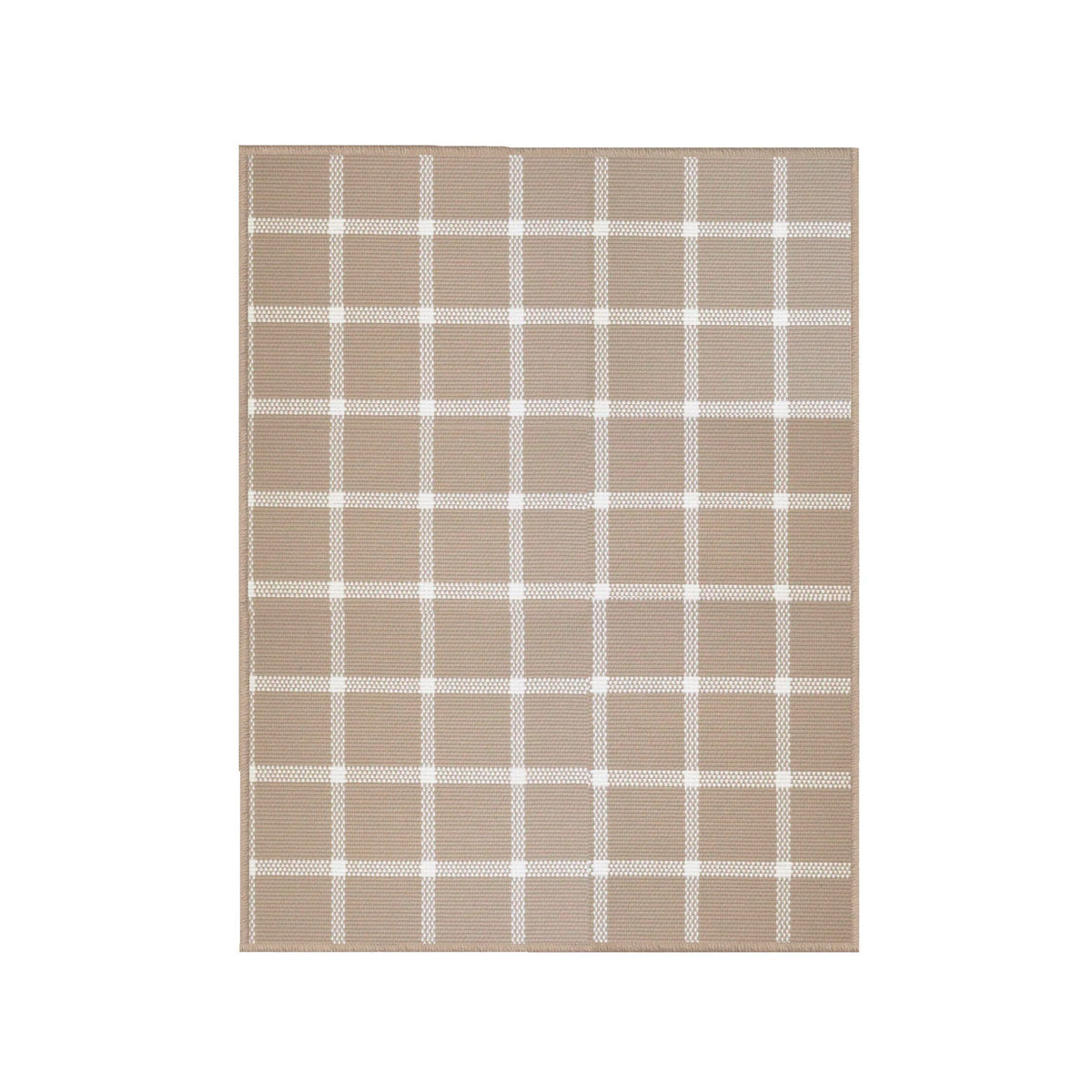 Windowpane Rug in Beige | Brooke & Lou