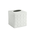 Woven White Tissue Holder