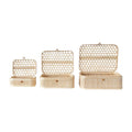 Woven Bamboo Box, Set of 3