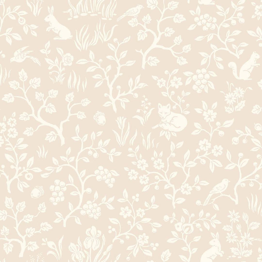 Into The Woods Wallpaper in Rose