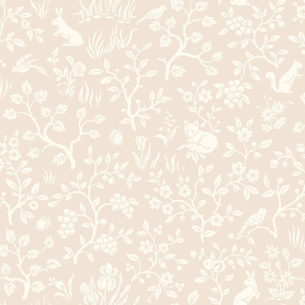 Into The Woods Wallpaper in Rose