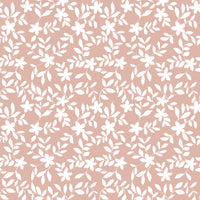 Jo Floral Fabric in Soft Coral