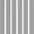 Oscar Stripe Fabric in Charcoal