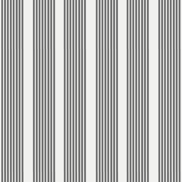 Oscar Stripe Fabric in Charcoal