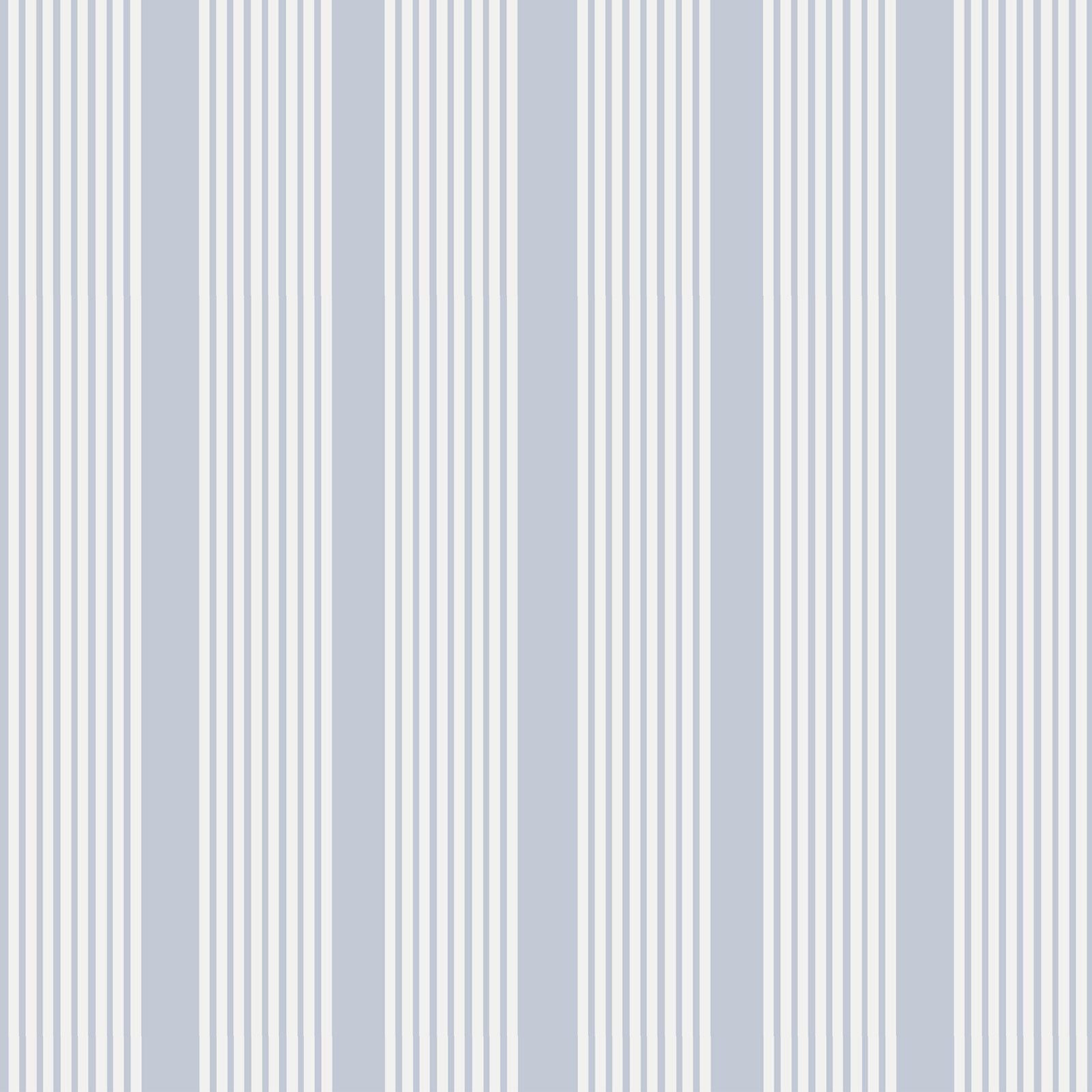 Oscar Stripe Fabric in Light Blue